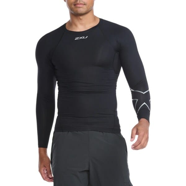 Fitness Mania - 2XU Core Compression Mens Long Sleeve Running Top
