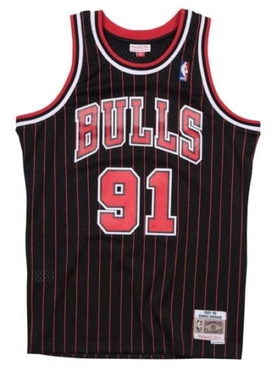 Fitness Mania - Mitchell & Ness Chicago Bulls Dennis Rodman 1995-96 NBA Swingman Mens