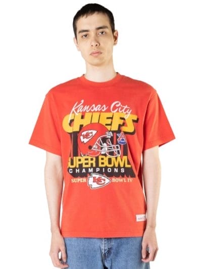 Fitness Mania - Mitchell & Ness Kansas City Chiefs Vintage Superbowl NFL Mens T-Shirt