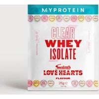 Fitness Mania - Clear Whey Isolate (Sample) - 1servings - Swizzels - Love Hearts