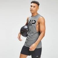 Fitness Mania - MP Men's Adapt Grit Graphic Drop Armhole Tank | Storm Grey Marl | MP - M