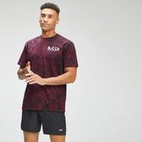 Fitness Mania - MP Men's Adapt Tie Dye Short Sleeve Oversized T-Shirt | Black/Merlot | MP - L
