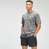 Fitness Mania - MP Men's Adapt Tie Dye Short Sleeve Oversized T-Shirt - Carbon/Storm  - XXS