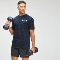 Fitness Mania - MP Men's Adapt Tie Dye Short Sleeve Oversized T-Shirt - Petrol Blue/Black  - M