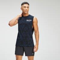 Fitness Mania - MP Men's Adapt Tie Dye Tank Top | Petrol Blue/Black | MP - M