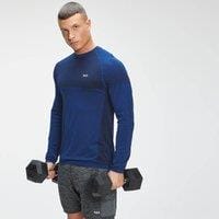 Fitness Mania - MP Men's Essential Seamless Long Sleeve Top - Intense Blue Marl - XS