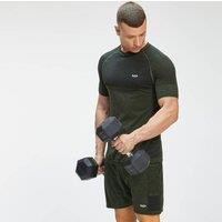 Fitness Mania - MP Men's Essential Seamless Short Sleeve T-Shirt - Vine Leaf Marl - S