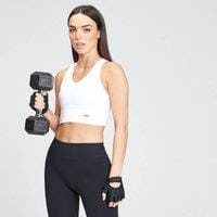 Fitness Mania - MP Women's Power Longline Sports Bra - White - M