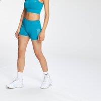 Fitness Mania - MP Women's Repeat MP Training Booty Shorts - Teal - L