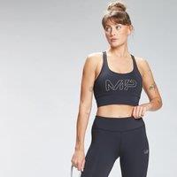 Fitness Mania - MP Women's Repeat Mark Graphic Training Sports Bra - Black  - M