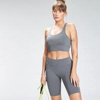Fitness Mania - MP Women's Repeat Mark Graphic Training Sports Bra - Carbon  - XXL