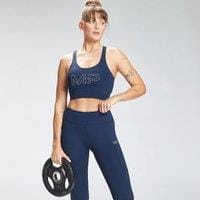 Fitness Mania - MP Women's Repeat Mark Graphic Training Sports Bra - Petrol blue  - XXL