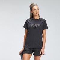 Fitness Mania - MP Women's Repeat Mark Graphic Training T-Shirt - Black  - XXS