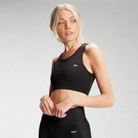 Fitness Mania - MP Women's Sculpt Laser Cut Sports Bra - Black  - XL