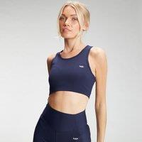 Fitness Mania - MP Women's Sculpt Laser Cut Sports Bra - Navy  - L