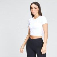 Fitness Mania - MP Women's Shape Seamless Ultra Crop Top - White - M