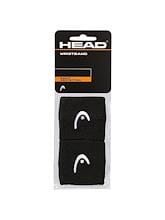 Fitness Mania - HEAD Wristbands 2.5 Inch Pack of 2 Black