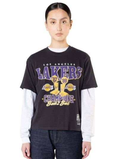 Fitness Mania - Mitchell & Ness Los Angeles Lakers Vintage Champs Trophy Basketball