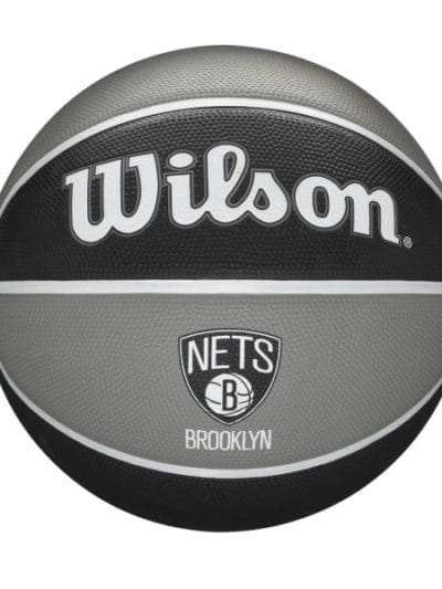 Fitness Mania - Wilson Brooklyn Nets NBA Team Tribute Outdoor Basketball - Size 7