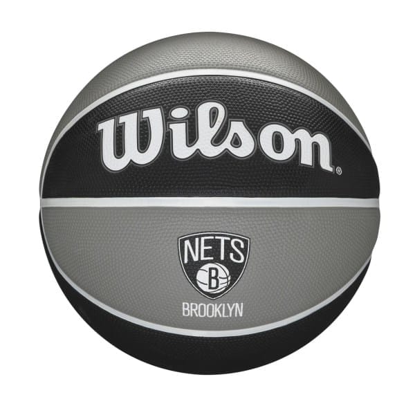 Fitness Mania - Wilson Brooklyn Nets NBA Team Tribute Outdoor Basketball - Size 7