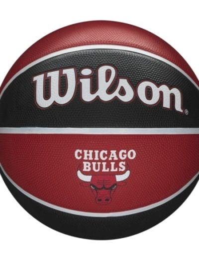 Fitness Mania - Wilson Chicago Bulls NBA Team Tribute Outdoor Basketball - Size 7