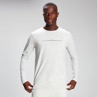 Fitness Mania - MP Men's Mini Mark Graphic Long Sleeve T-Shirt - Light Grey Marl - XL
