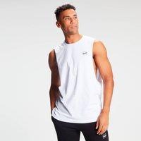 Fitness Mania - MP Men's Retro Drop Armhole Lift Tank Top - White   - L