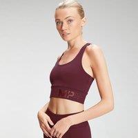 Fitness Mania - MP Women's Fade Graphic Training Bra - Washed Oxblood - L