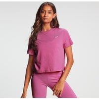 Fitness Mania - MP Women's Retro Lift Short Sleeve Crop Top - Pink   - L