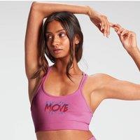 Fitness Mania - MP Women's Retro Move Sports Bra - Pink   - L