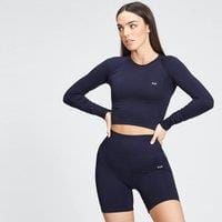 Fitness Mania - MP Women's Shape Seamless Ultra Long Sleeve Top - Navy - XL