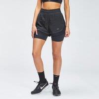 Fitness Mania - MP Women's Velocity Running Double Layer Shorts - Black  - XS