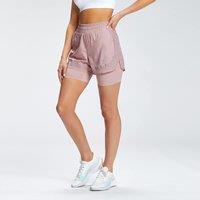 Fitness Mania - MP Women's Velocity Running Double Layer Shorts - Fawn  - L