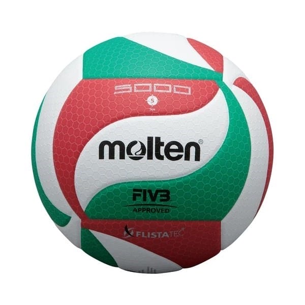 Fitness Mania - Molten M5000 Synthetic Leather Indoor Volleyball - Size 5