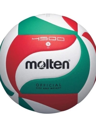 Fitness Mania - Molten Ultra Touch M4500 Composite Leather Indoor Volleyball - Size 5