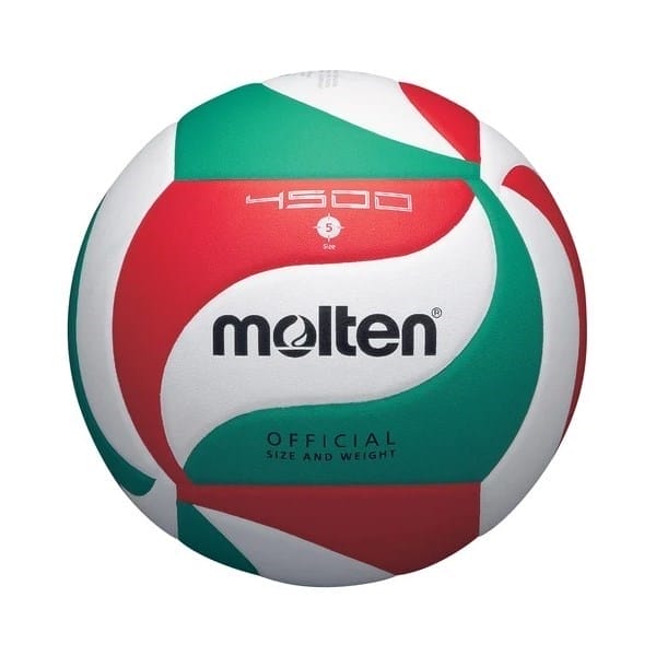 Fitness Mania - Molten Ultra Touch M4500 Composite Leather Indoor Volleyball - Size 5