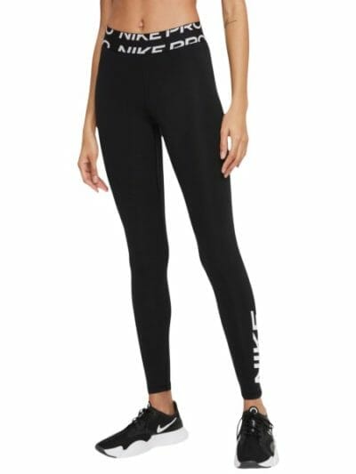 Fitness Mania - Nike Pro Dri-Fit Mid-Rise Graphic Womens Training Tights
