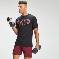 Fitness Mania - MP Men's Adapt Camo Logo Short Sleeve T-Shirt - Black/Red Camo  - XXXL