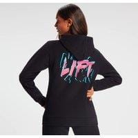 Fitness Mania - MP Women's Retro Lift Hoodie - Black   - L