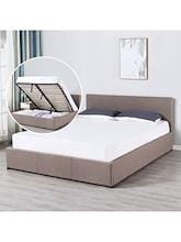 Fitness Mania - Milano Luxury Gas Lift Bed Frame with Headboard