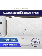 Fitness Mania - Royal Comfort Luxury Bamboo Quilted Pillow Pack