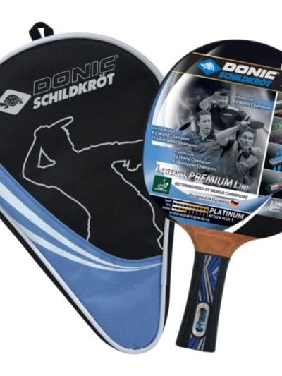 Fitness Mania - Donic Legends Platinum Table Tennis Bat & Cover