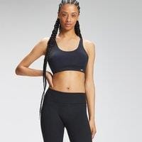 Fitness Mania - MP Women's Essentials Training Control Sports Bra - Black - L