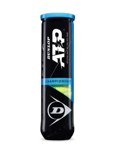 Fitness Mania - Dunlop ATP Championship Tennis Ball - 4 Ball Can