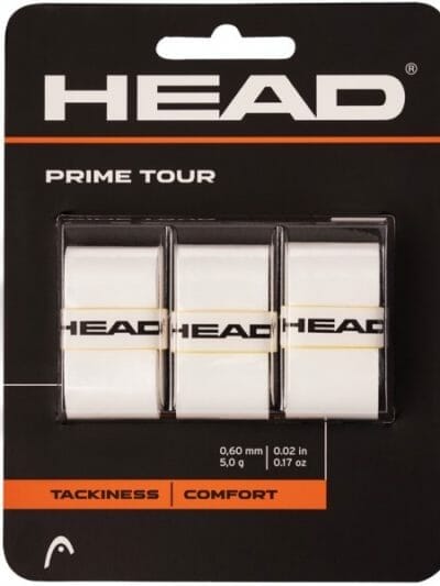 Fitness Mania - Head Prime Tour Tennis Overgrip - 3 Pack