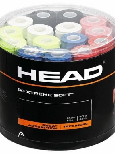 Fitness Mania - Head Xtreme Soft Tennis Overgrip - 60 Pack Tub
