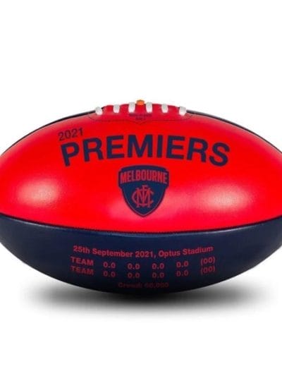 Fitness Mania - Sherrin PVC 2021 Melbourne Demons AFL Premiers Football - Size 3