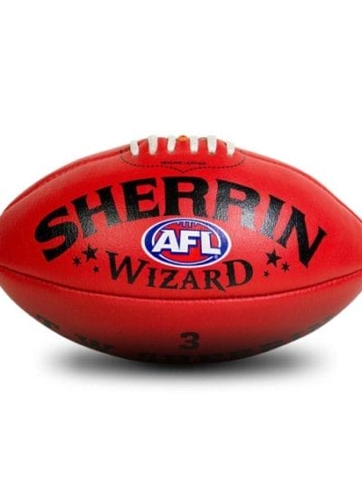 Fitness Mania - Sherrin Wizard Leather Football - Size 3