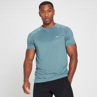 Fitness Mania - MP Men's Run Graphic Training Short Sleeve T-Shirt - Stone Blue - XXS