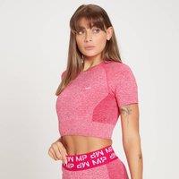 Fitness Mania - MP Women's Curve Crop Short Sleeve T-Shirt - Magenta  - XXL